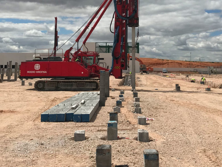 Pilotes prefabricados de hormigón armado Rodio Kronsa Pilotes prefabricados de hormigón armado Rodio Kronsa