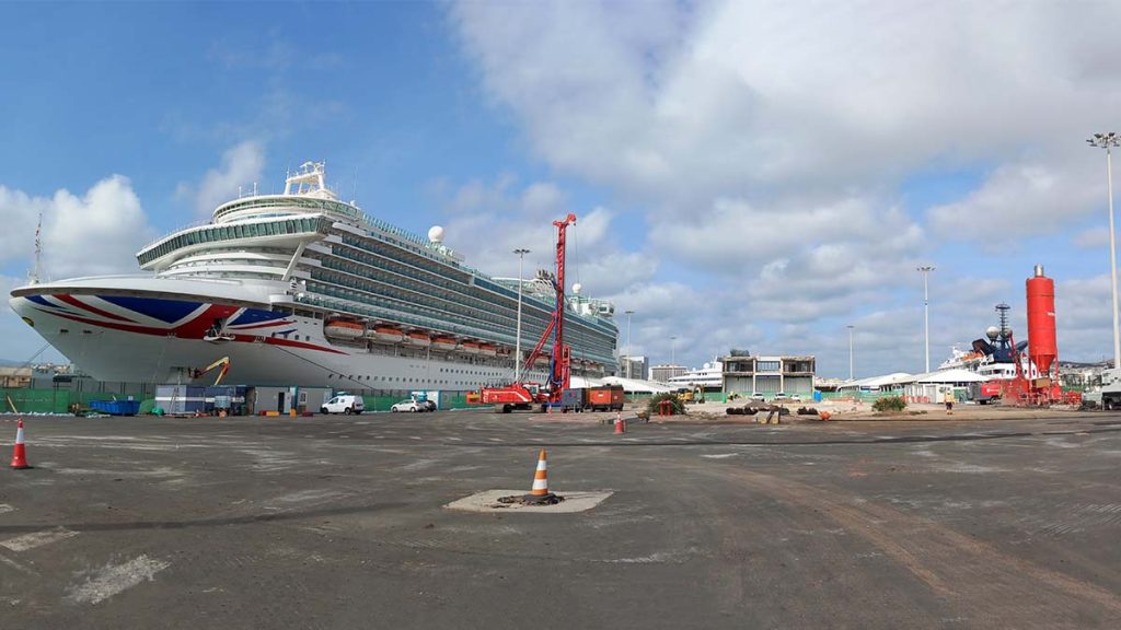 Cimentación de la terminal de cruceros Cimentación de la terminal de cruceros