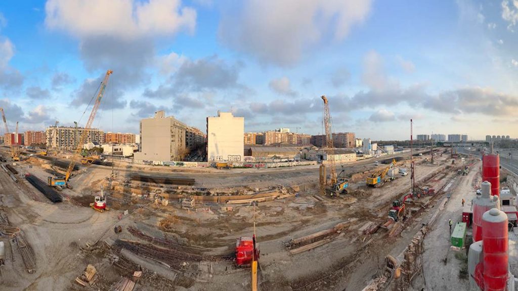 Rodio Kronsa ejecuta mediante Jet grouting un tapón de fondo en el nuevo canal de acceso en Valencia